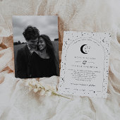 Celestial Arched Wedding Invitation Foto Einladung