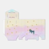 Celestial Aries Watercolor | 1st Birthday Geschenkschachtel (Ungefaltet)