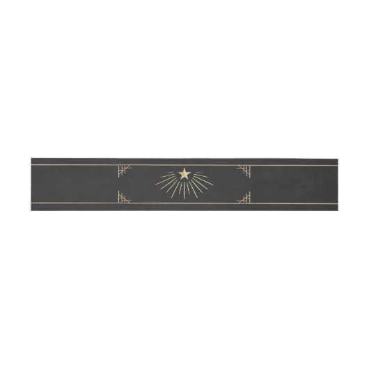 Celestial art deco star belly Band (Flach)