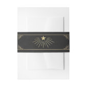 Celestial art deco star belly Band (Vorderseite Beispiel)