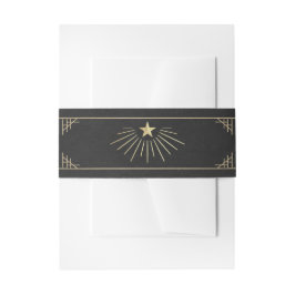 Celestial art deco star belly Band