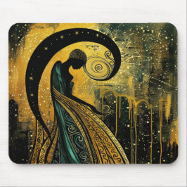 Celestial Art Nouveau #1 Mousepad
