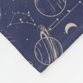 Celestial Astronomy Navy Muster Fleecedecke (Ecke)