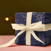 Celestial Astronomy Navy Muster Geschenkpapier