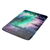 Celestial Aurora Borealis Northern Lights Vivid Badematte (Schrägansicht)