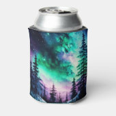 Celestial Aurora Borealis Northern Lights Vivid Dosenkühler (Kanne Rückseite)