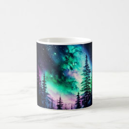 Celestial Aurora Borealis Northern Lights Vivid Kaffeetasse