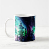 Celestial Aurora Borealis Northern Lights Vivid Kaffeetasse (Links)