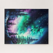 Celestial Aurora Borealis Northern Lights Vivid Puzzle (Horizontal)