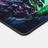 Celestial Aurora Borealis Northern Lights Vivid Schreibtischunterlage (Ecke)