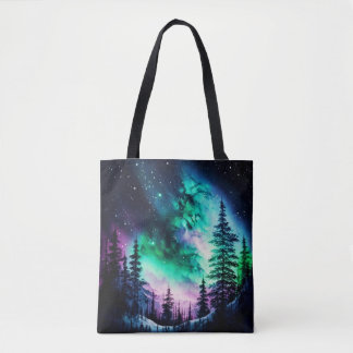 Celestial Aurora Borealis Northern Lights Vivid Tasche