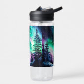 Celestial Aurora Borealis Northern Lights Vivid Trinkflasche (Links)