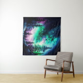 Celestial Aurora Borealis Northern Lights Vivid Wandteppich (Beispiel (Horizontal))