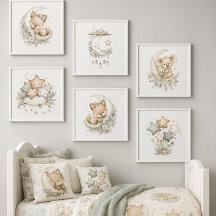 Celestial Baby Animal and Star-Themed Nursery
