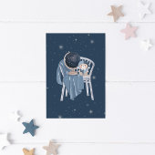 Celestial Baby Bear Baby Dusche Danke Karte