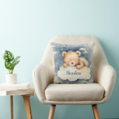 Celestial Baby Bear Boys Personalisiertes Kinderzi Kissen (Stuhl )