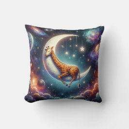 Celestial Baby Giraffe Schlafen auf dem Mond & den Kissen