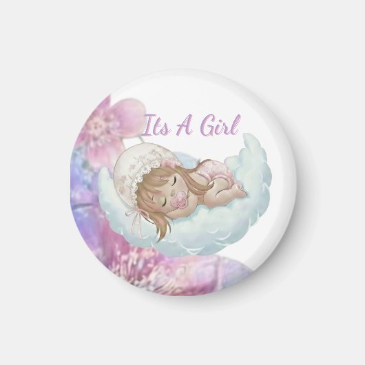 Celestial Baby shower  Magnet (Vorne)