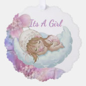 Celestial Baby shower Ornament Karte (Vorderseite)