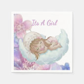 Celestial Baby shower Serviette (Vorderseite)