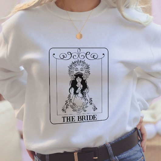 Celestial Bachelorette Bride Tarot Card kundenspez Sweatshirt