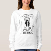 Celestial Bachelorette Bride Tarot Card kundenspez Sweatshirt (Vorderseite)
