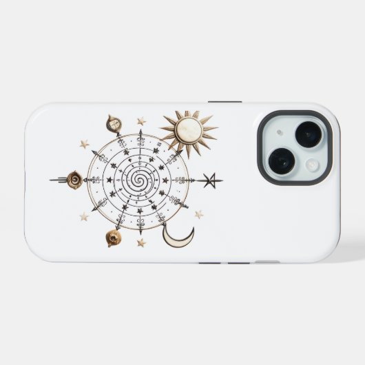 Celestial Balance Phone Case iPhone 15 Hülle (Rückseite (Horizontal))