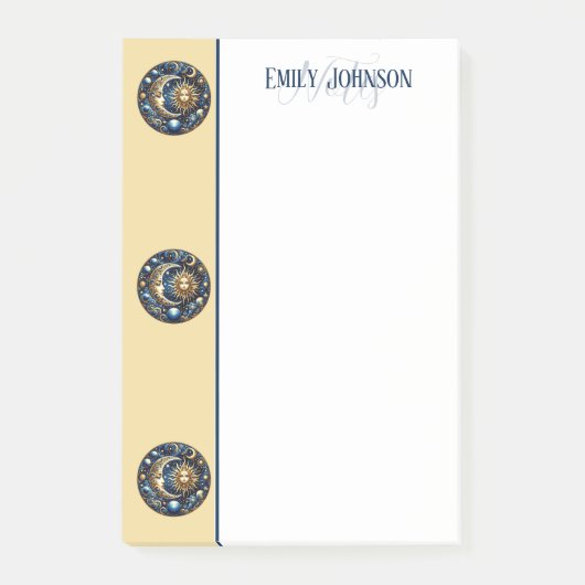 Celestial Balance Post-it Klebezettel (Vorderseite)