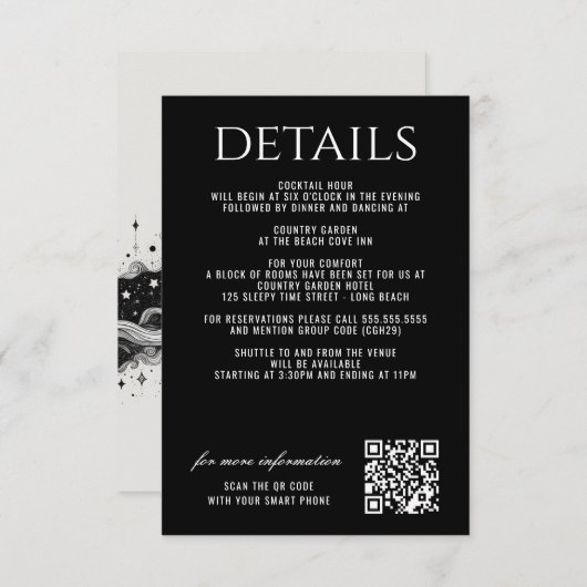 Celestial Band Begleitkarte (Vorne/Hinten)