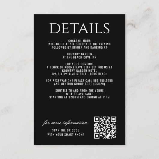 Celestial Band Begleitkarte (Vorderseite)