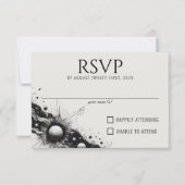 Celestial Band RSVP Karte (Vorderseite)