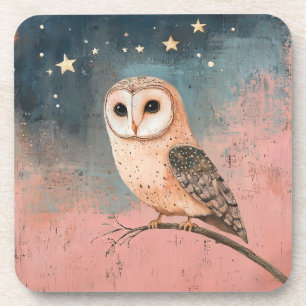 Celestial Barn Owl Getränkeuntersetzer