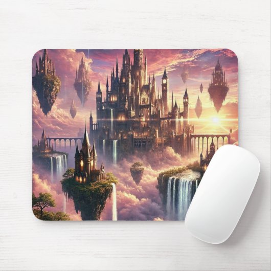 Celestial Bastion – The Skybound Citadel Mousepad (Mit Mouse)