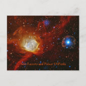Celestial Bauble - Nebula N90 und Pulsar SXP1062 Postkarte (Vorderseite)