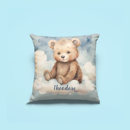 Celestial Bear Boys Personalisiertes Kinderzimmer Kissen