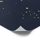 Celestial Bear Kinderzimmer Art Poster (Ecke)