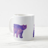 Celestial Bear Whimsical Mug Kaffeetasse (Vorderseite Links)