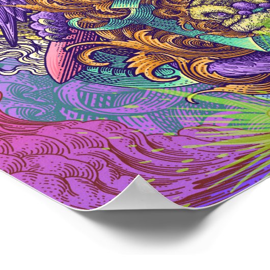 Celestial Beast Dominion Poster (Ecke)