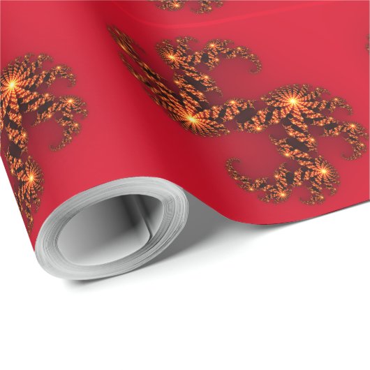 Celestial Beauty in Vivid 3D Kosmische Kunst Geschenkpapier (Rolleneckpunkt)