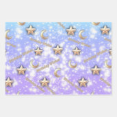 Celestial Birthday Geschenkwrap | Starry Night Pap Geschenkpapier Set (Vorderseite 3)