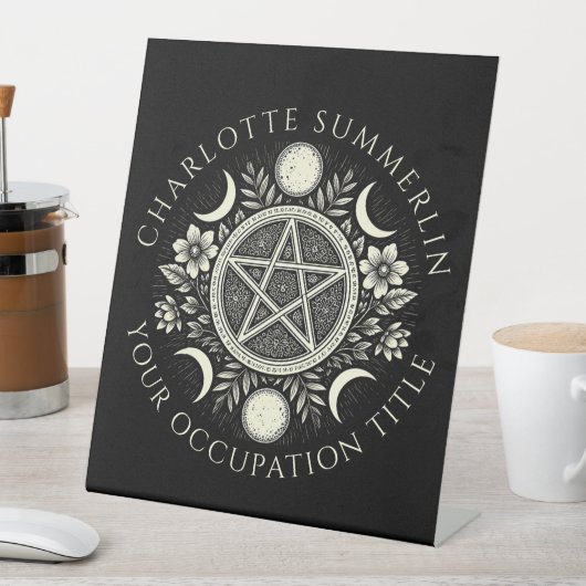 Celestial Black Business Sockelschild (In Situ)