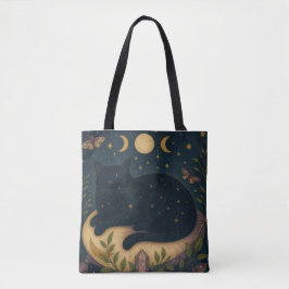 Celestial Black Cat Tasche