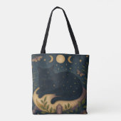 Celestial Black Cat Tasche (Rückseite)