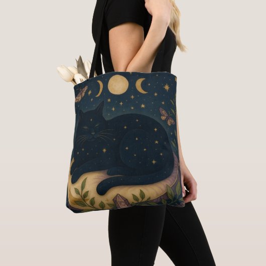 Celestial Black Cat Tasche (Von Nahem)