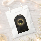 Celestial Black Mystical Sun Moon Geschenktütchen (Ausgeschnitten)