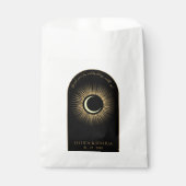 Celestial Black Mystical Sun Moon Geschenktütchen (Vorderseite)