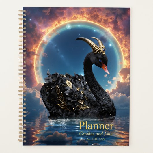 Celestial Black Swan Guardian of the Moonfire Veil Planer (Vorderseite)