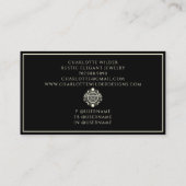 Celestial Black Visitenkarte (Rückseite)