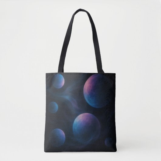Celestial Bloom - ätherisch kosmische Blüte Tasche (Vorderseite)