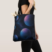 Celestial Bloom - ätherisch kosmische Blüte Tasche (Von Nahem)